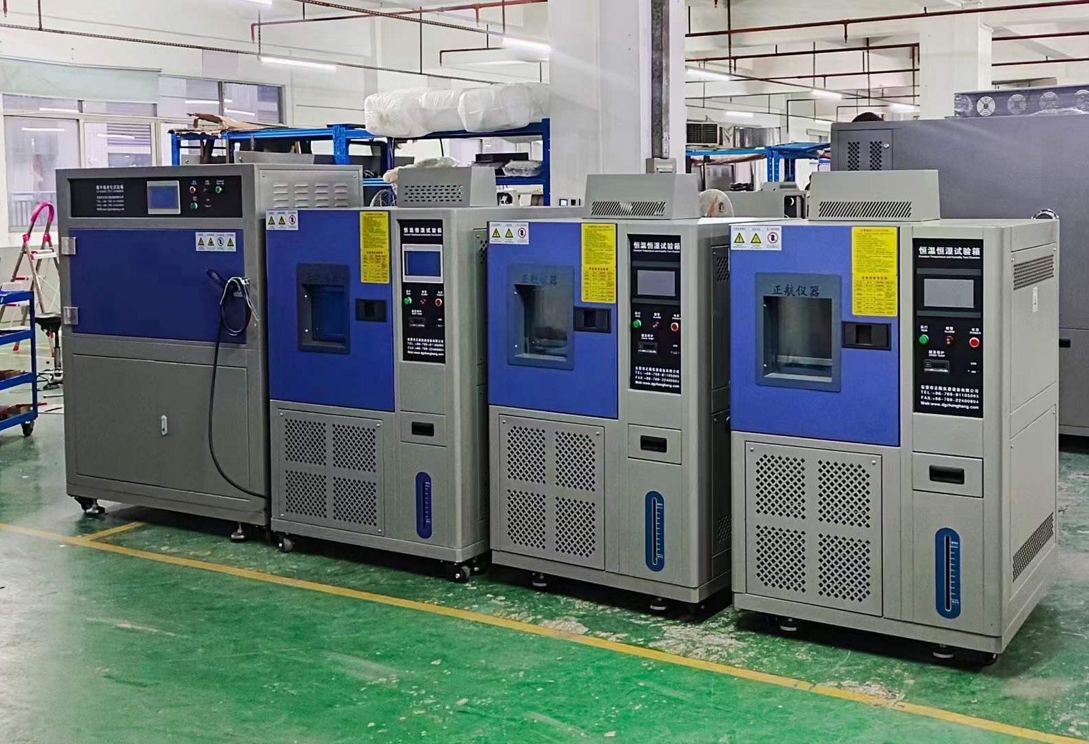 1臺紫外線老化試驗箱與3臺恒溫恒濕試驗箱送貨深圳客戶公司